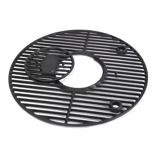 GRISUN 19.5 Inch Cast Iron Round Grill Grate for Akorn Kamado Pit Boss K24
