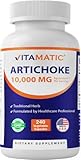 Vitamatic Artichoke Extract Vegetable Capsules 1000mg 240 Count - 10:1 Extract 1000 mg - Non-GMO, Gluten Free...