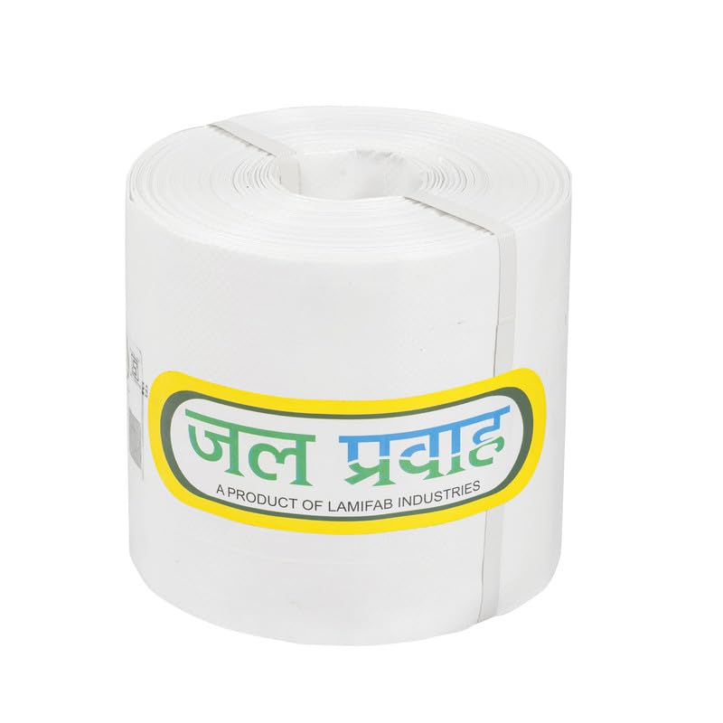 See full amazon price history chart for Jal Pravah HDPE lapeta tube pipe 5 inch 30 meter with Repair Kit | hdpe laminated woven lay flat tube | UV Protected Multi layered | Light weight, High Pressure bearing | 30 meter (5 inch/125mm) Jal Pravah HDPE lapeta tube pipe 5 inch 30 meter with Repair Kit | hdpe laminated woven lay flat tube | UV Protected Multi layered | Light weight, High Pressure bearing | 30 meter (5 inch/125mm) (B095KJWK26) Amazon Price History, Amazon Price Tracker