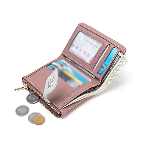 Women's Wallet PU Leather Women's Short Wallet Small Fresh Korean Style Zipper Folding Coin Purse3