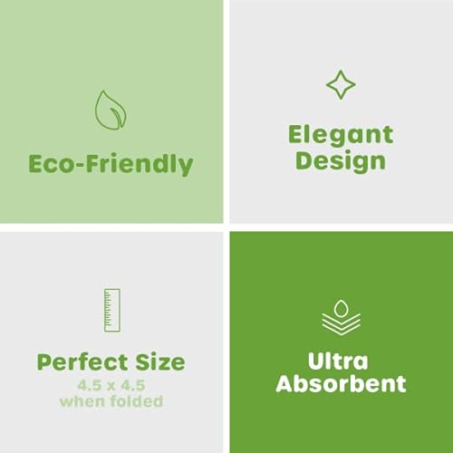 Comfy Package CP-WBN-1000 [1000 Count - 4.5 X 4.5 Folded] White Beverage Napkins - 1-Ply Bulk Cocktail Napkins, Restaurant Bar Paper Napkins And Party Napkins thumb #3