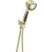 Delta Faucet 59355-PB-PK Universal Showering Components Shower Arm Mount Handshower, Polished Brass