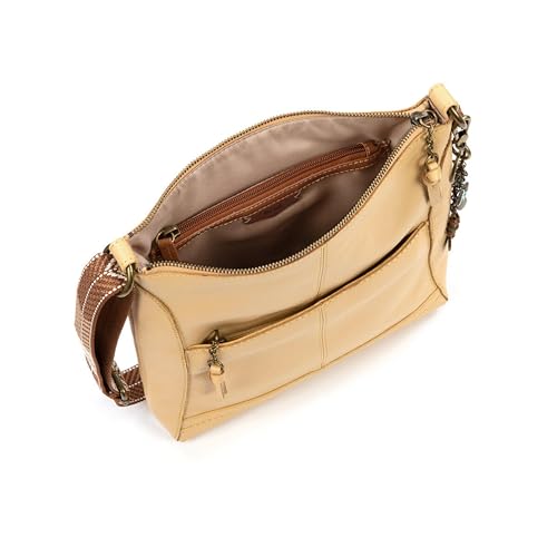 Image of The Sak Lucia Leather Crossbody Purse - Premium Leather Women's Handbag for Everyday & Travel - Cross Body Bag With Zipper