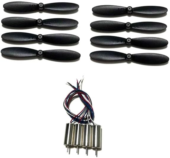 Drone accessories For 4DRC MINI RC Drone V9 4D-V9 for Quadcopter for Propeller Blades Maple Leaf Guard Motors Engines(PURPLE)