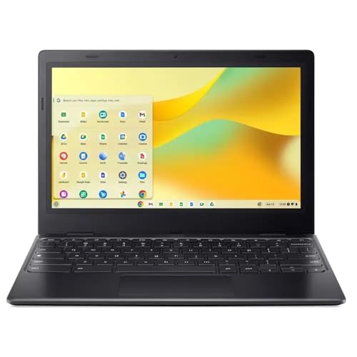 New Chromebook 311 11.6 inch HD Business & Student School Laptop Celero.n N4500 Processor 4GB LPDDR4X RAM 64GB eMMC Webcam USB-C Integrated UHD Graphics WiFi up to 10 Hrs Battery Life Black Chrom.e.OS