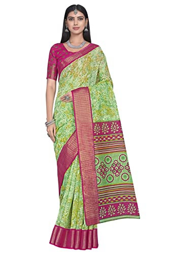 Image of Glory Sarees Women's Cotto Silk Saree With Blouse Piece (Fashion104 Parent)