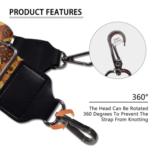 Image of Adjustable Purse Strap Replacement, Wide Shoulder Canvas Bag Strap, Crossbody Handbag Strap