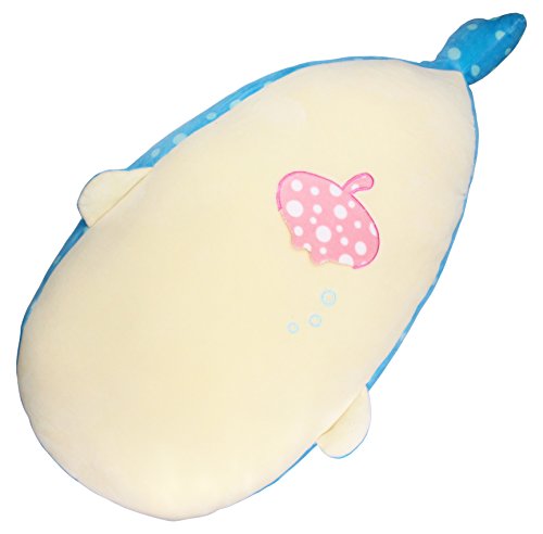 Vintoys Very Soft Blue Whale Shark Big Hugging Pillow Plush Doll Fish Plush Toy Stuffed Animals 27" #TOP4