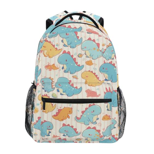 Sacs pour étudiants élégants motif dinosaure aux finitions soignées