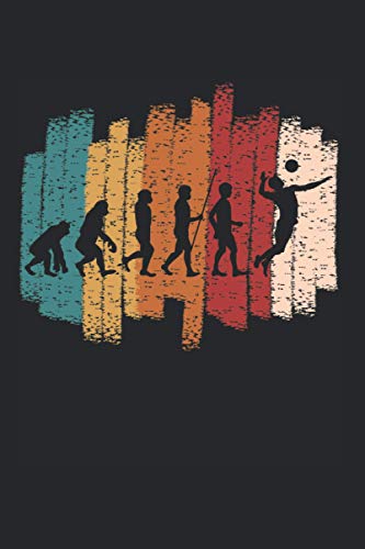 Volleyball Notizbuch: 6x9 Zoll - ca. A5 - Notizbuch LINIERT | Volleyball Geschenk | Volleyball Trainer Notizbuch | Geschenkidee |