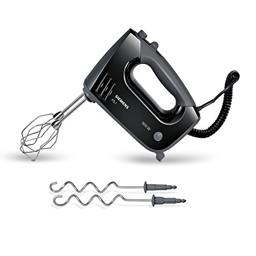 Siemens Ergonomic Edition MQ96500 FQ.1 Handrührer (500 W) schwarz/grau, 7,4 cm l x 15,4 cm w x 20,8 cm h – Bild 3