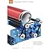 TWOTREES 360°Laser Rotary Roller,Y-axis Rotary Roller Engraving Module with Engraver Heightening Column for Engraving Cylindrical Objects Cans (Engraving Axis Tools+Engraver Heightening Column)