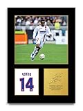 HWC Trading Sidney Govou Lyon Cadeaux imprim�s photo autographe sign�e pour les fans de football et les supporters (ID-004419) - A4 Impression Uniquement
