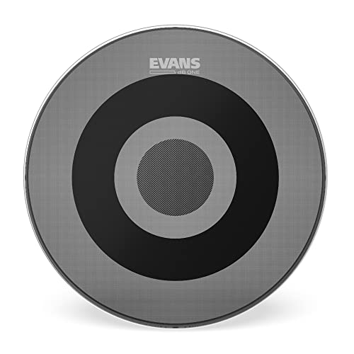 Evans Drum Heads - dB One Bass Batter- Reduces Volume - Balanced, True-to-Kit Tones - 18 inch, clear, 18"