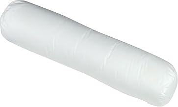 Bolster Roll 90 cm – Anti-Dust Mite – Soft – White – Oeko-TEX Standard 100 High Quality Ideal for Sleep and Relaxation