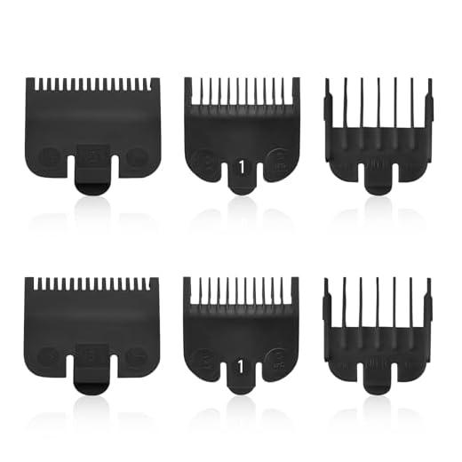 6-Pack Professional Wahl-Compatible Clipper Guard Set