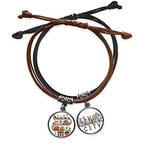 Bracelet cuir sidi motif feuille le cadeau idéal d'inspiration japonaise