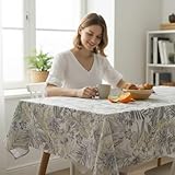 ECOMMERC3 | Mantel Antimanchas para Mesa Rectangular Tamaño 100x140 cm - Mantel Antimanchas Tacto Extrasuave e Impermeable Color Gris