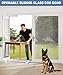 Extra Large Openable Pet Door for Sliding Glass Doors, Adjustable Height 77.25