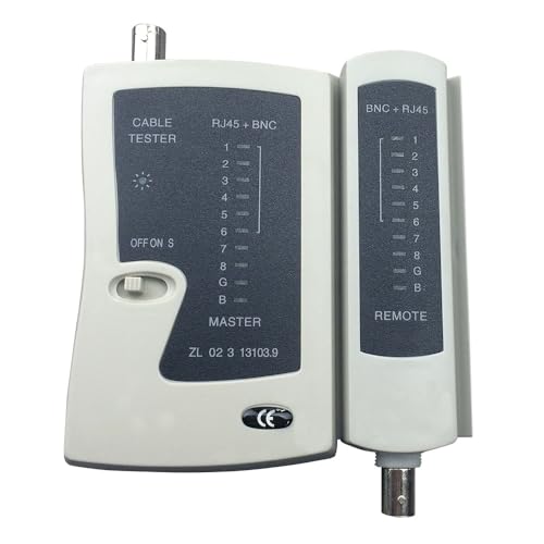 ネットワークケーブルテスター Amazon | VCE GJ468 LANケーブルテスター RJ45 RJ11 UTP STP