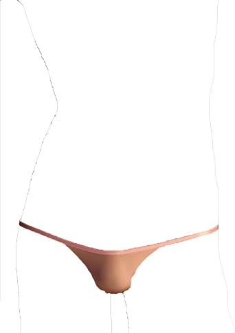 Faringoto Sexy Mens G-String Underwear, Low-Rise T-Back Thong Bikini Briefs, Sheer Stretch