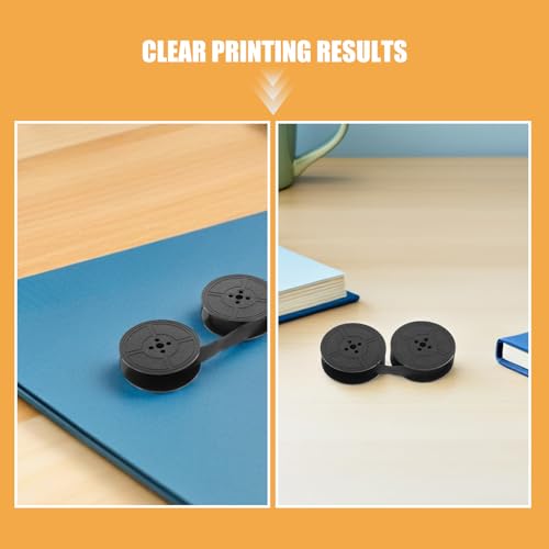 Cinta de tinta de nailon negro Tofficu para máquina de escribir antigua con carrete compatible GR9 7