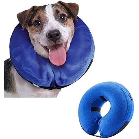 Emwel Pet Inflatable Collar for Large Dogs, Comfy Pet Collar Cone for Recovery, Inflatable Basic Dog Collars, L Cover