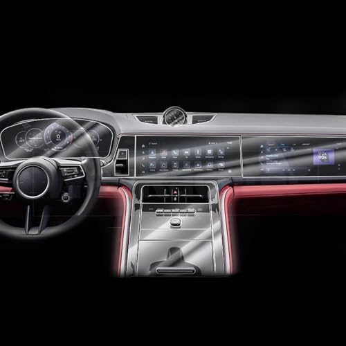 Écran GPS Porsche Panamera 2024 2025 protégé sans traces grâce au film TPU transparent