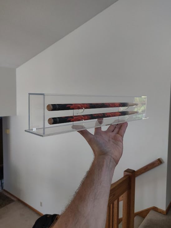 Drumstick Display Case Single Double Triple Quad Options (Double Drumstick Display