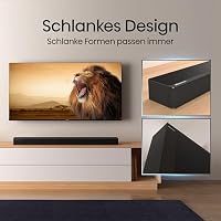 HS2100, 2.1 Kanal Soundbar, 240W max Audio Power,Dolby Audio, DTS Virtual:X, Ultra-Slim Wireless subwoofer, TV Mode, EzPlay – Ansicht 8