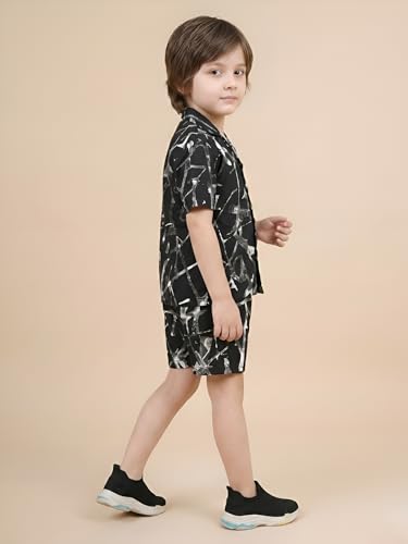 Image of POLKA TOTS Premium Cotton Co-Ord Clothing Set For Boys | Ultra-soft Half Sleeve Shirt & Shorts Combo for Kids Boys | Comfortable Casual - Beach Outfit for Baby Boys & Toddler | Kids Clothes for Boys