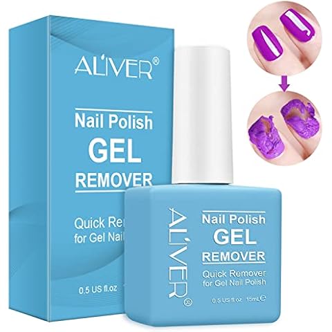 Gel Nail Polish Remover - Professional Removes Soak-Off Nail Polish in 3-5 Minutes for Natural, Gel, Acrylic, Sculptured Nails, Quickly & Easily, Not Hurt Nails Cover