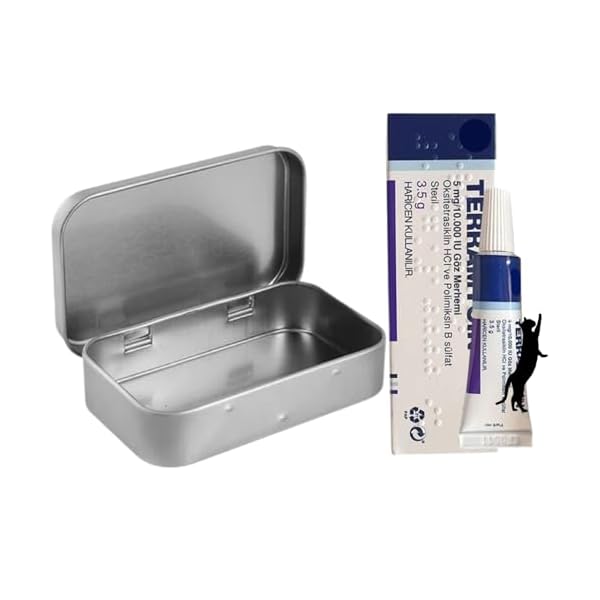 Eye health for dogs cats cattle sheep horse bird 18 oz 35gr 1 pcs tubemetal box  urban country home decor