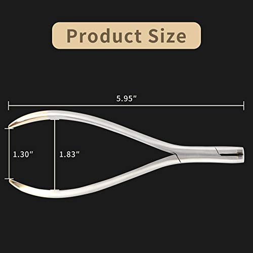 Distal End Cut Plier With Mini Head & Longer Handle, Hold & Cut Hard And Soft Wire Orthodontic Cutter Dental Surgical Instrument Tool #TOP1