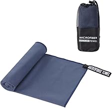 Quick Dry Sports Towel Microfiber Sports Towel Sweat Wiping Swimming Swim Towel Soft Towel for Gym Car Washing Men's Women's Travel Compact Lightweight Hair (Navy)