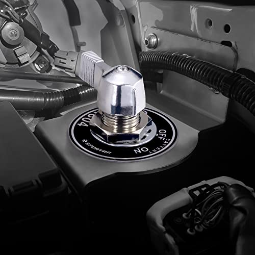 Spurtar Battery Disconnect Switch 12-48V Battery Shut Off Switch 200A High Current Master Battery Power Cut Isolator Kill Switch For Car, Vehicle, Truck, Winch, Atv, Rv, Marine, Boat #TOP1