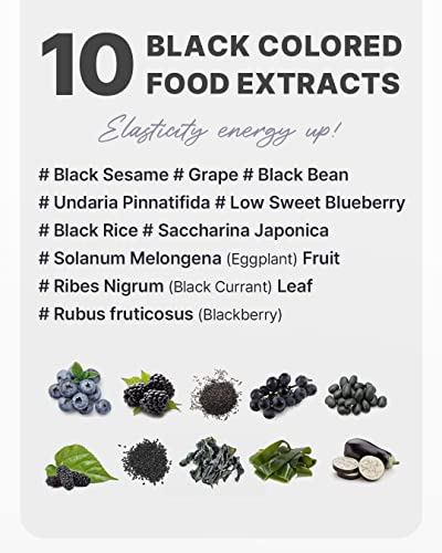 Mediheal Bamboo Charcoal 4D Black Mask, Firming & Nourishing Facial Sheet Mask With 10 Types Of Black Foods, Reduce Skin Heat, Improve Elasticity, Vegan Charcoal Sheet 10 Pack #TOP3