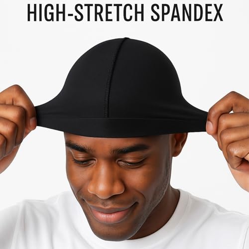 Image of Premium Durag Pack for Men, Silky Doo Rag Cap for 360 540 720 Waves
