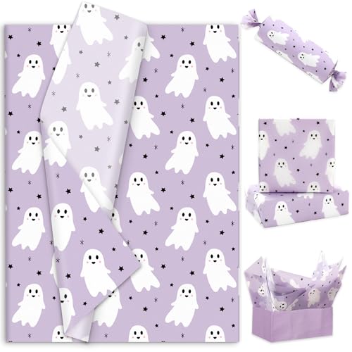 Papier de soie Halloween violet loisirs créatifs et emballage