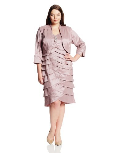 Jessica Howard Womens Plus Size Beaded Empire Dress With 3 | Desertcart  Maldives