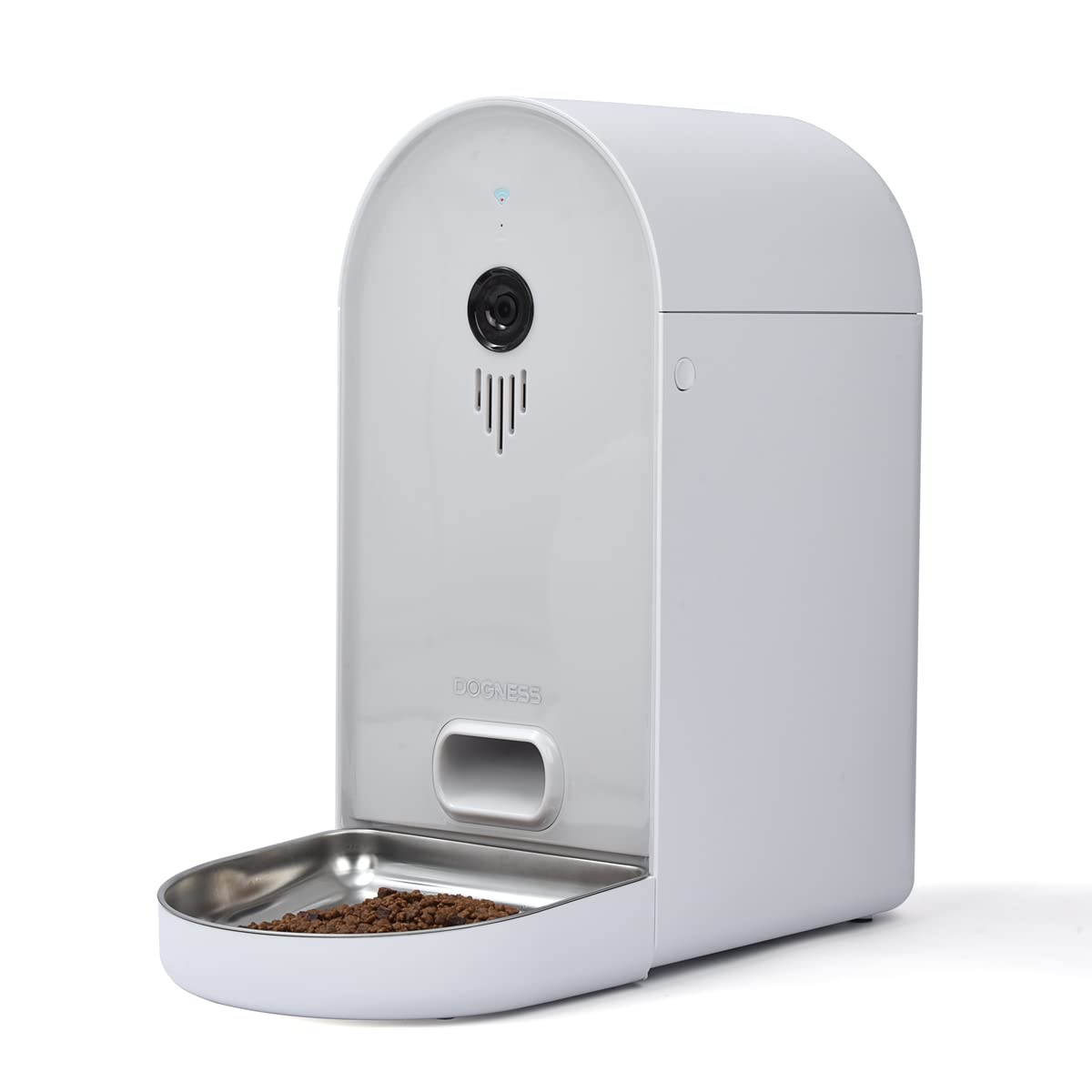 Cámara HD WiFi para Animales con Audio bidireccional, visión Nocturna, dispensador de pienso para Perros y Gatos