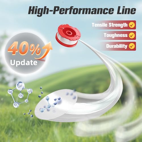 CMZST0653 Weed Eater String Compatible with Craftsman Weed Wacker, 0.065\" 30Ft String Trimmer Replacement Line, Auto Feed Weed Eater String Line for Craftsman String Trimmer Edger(3 Spool)