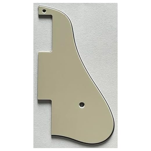 Golpeador para guitarra estilo Epiphone ES-339 (3 capas de color amarillo clásico)