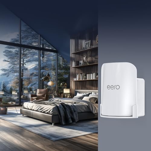 Support mural eero Pro 7 avec gestion de câbles et vis incluses