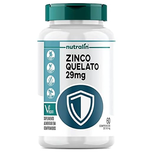 Nutralin Zinco Quelato 29Mg 60 Comprimidos