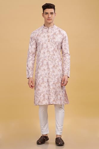 Image of BE ACTIVE Cotton Kurta for Men | Traditional and Classy Design | Indian Kurta | Full Sleeve Kurta