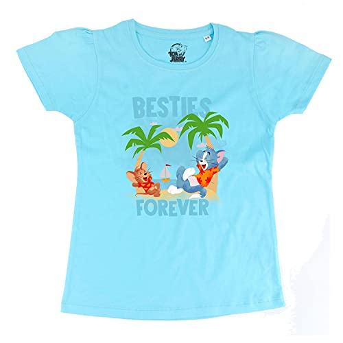 Image of Tom & Jerry by Wear Your Mind Girl's Regular Fit T-Shirt