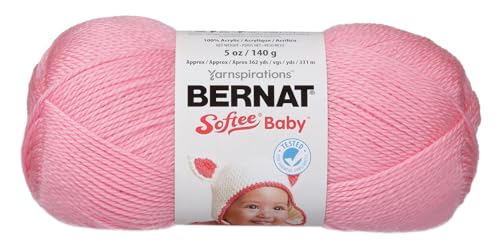 Image of Spinrite Softee Solids Acrylic Baby Yarn Prettiest Pink