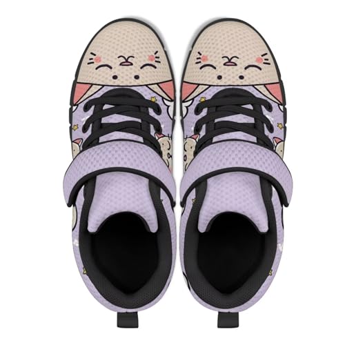 Kids Animals Shoes Comfortable Breathable Hook and Loops Strap Running Shoes for Litter Kids Daily Non-Slip Athletic Outdoor School Sport Sneaker for Big Kids US 11-15