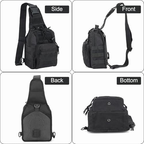 Sac de randonnée EDC 6 L étanche idéal pour les voyages et le sport